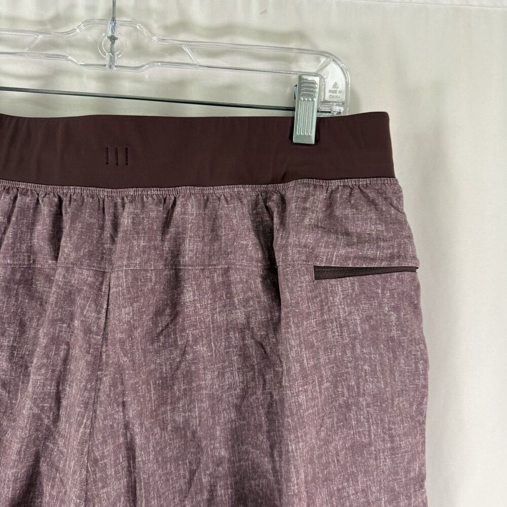 Lululemon Athletic Shorts Men's Large Purple Lined Pockets Drawstring - Picture 5 of 10